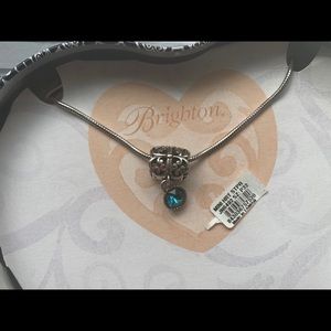 NWT - Brighton Blue Bijou Necklace Heart Detail